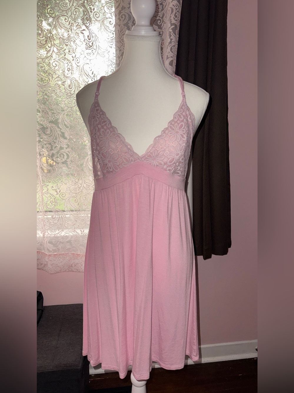 Vintage Jessica Simpson Pink Babydoll Dress
